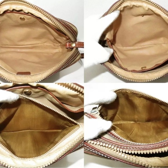 Auth CELINE Macadam PVC Leather Clutch Bag Made In Italy - Picture 5 of 11